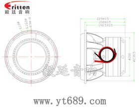 10寸超重低音汽車喇叭成品圖
