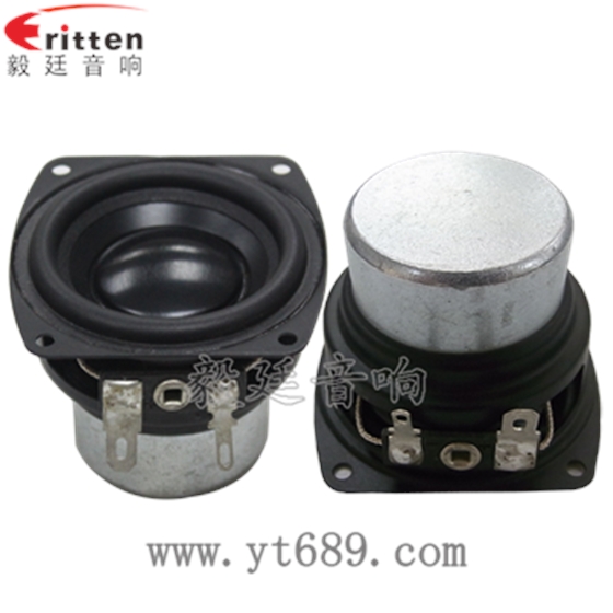 異型鐵盆架橡膠邊鋁盆25芯內磁雙磁全頻喇叭正反面