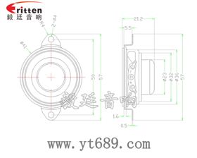3瓦40mm外磁全頻喇叭成品圖