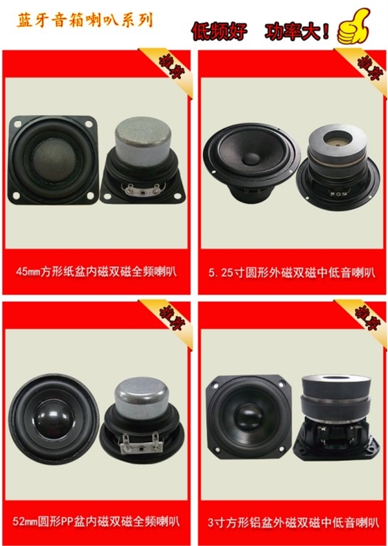 藍(lán)牙音響喇叭分類(lèi)圖