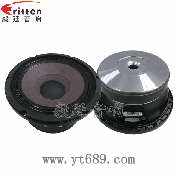 8寸中低音舞臺音箱喇叭正反面 4寸高端品牌重低音喇叭正反面
