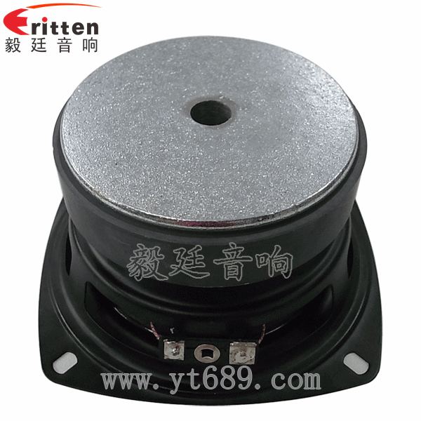 4寸10w全頻多媒體音箱喇叭反面圖