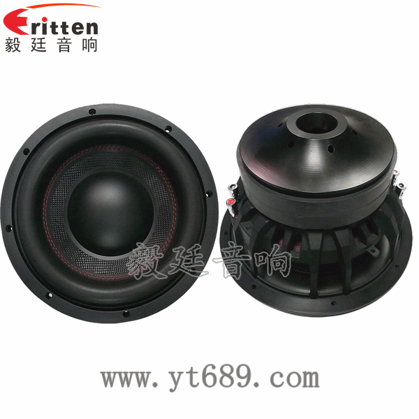 10寸500w汽車音響低音喇叭正反面 8''250w 重低音喇叭正反面