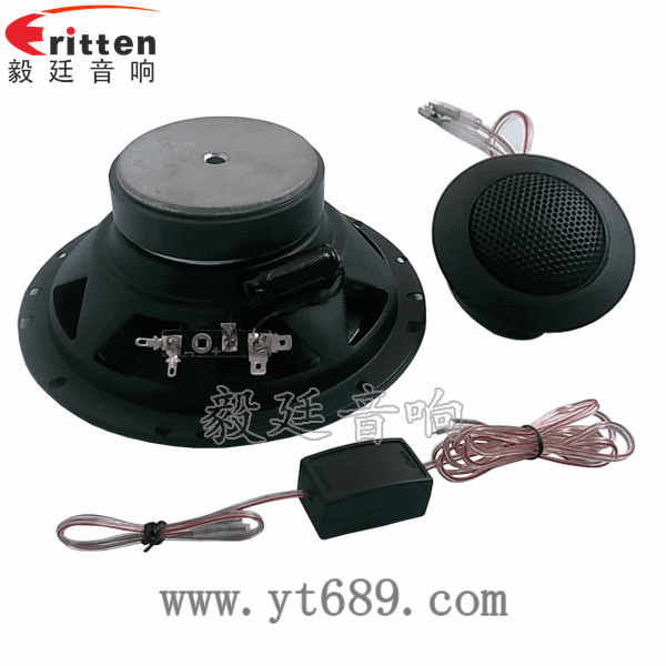 6.5寸25芯30瓦全頻喇叭反面圖 4寸高端品牌重低音喇叭正反面