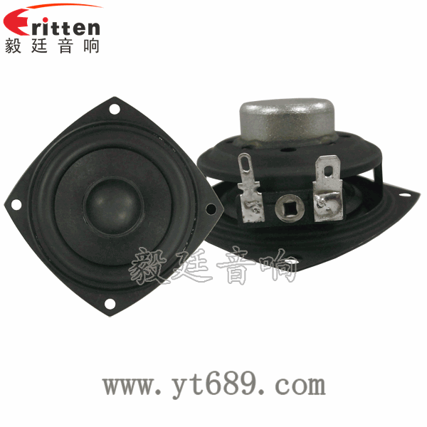 2.5寸20芯10瓦內磁全頻喇叭正反面