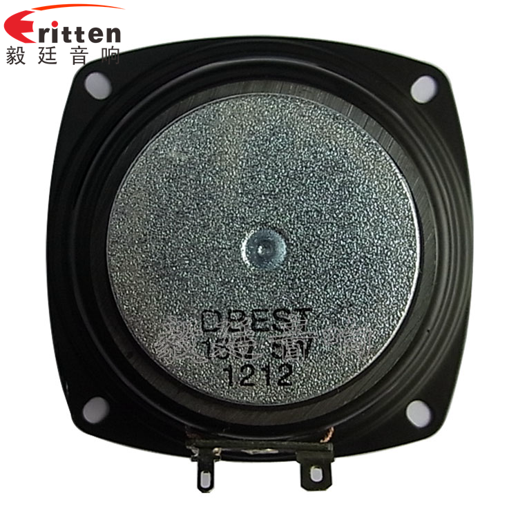 4寸同軸汽車音響喇叭反面圖